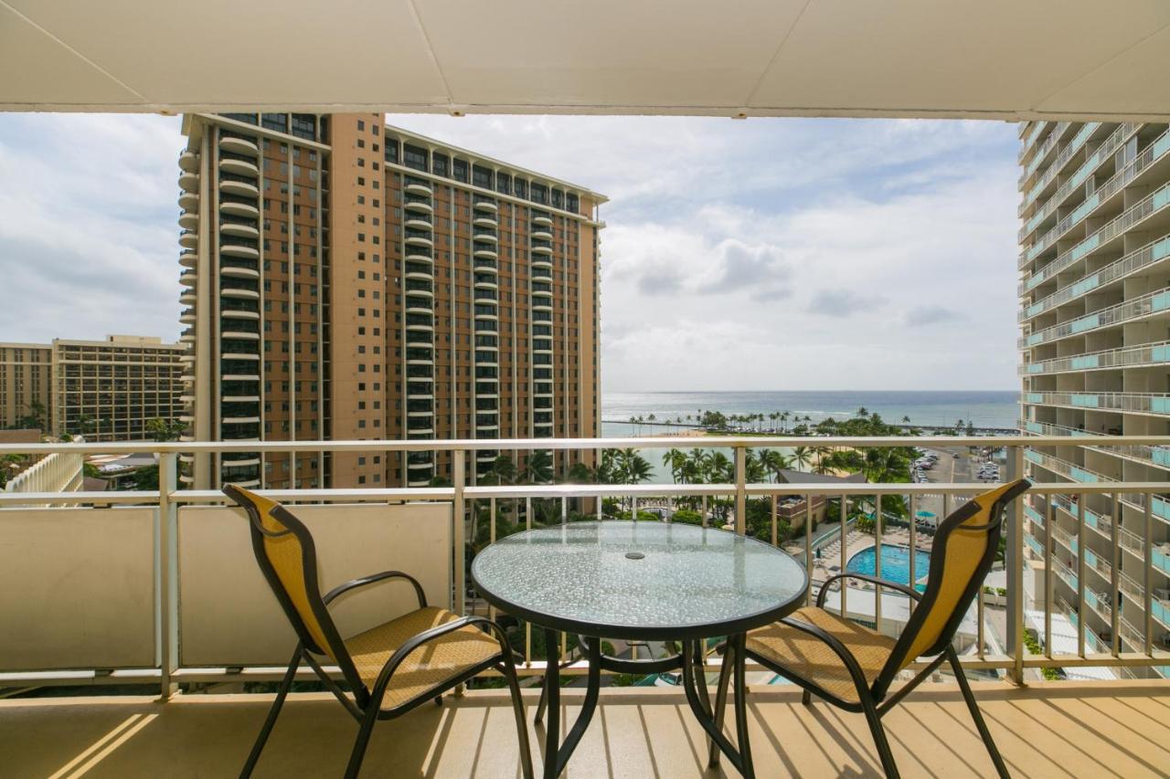 Ilikai Tower One Bedroom Lagoon View Waikiki Condos With Lanai & Free Wifi Honolulu Phòng bức ảnh