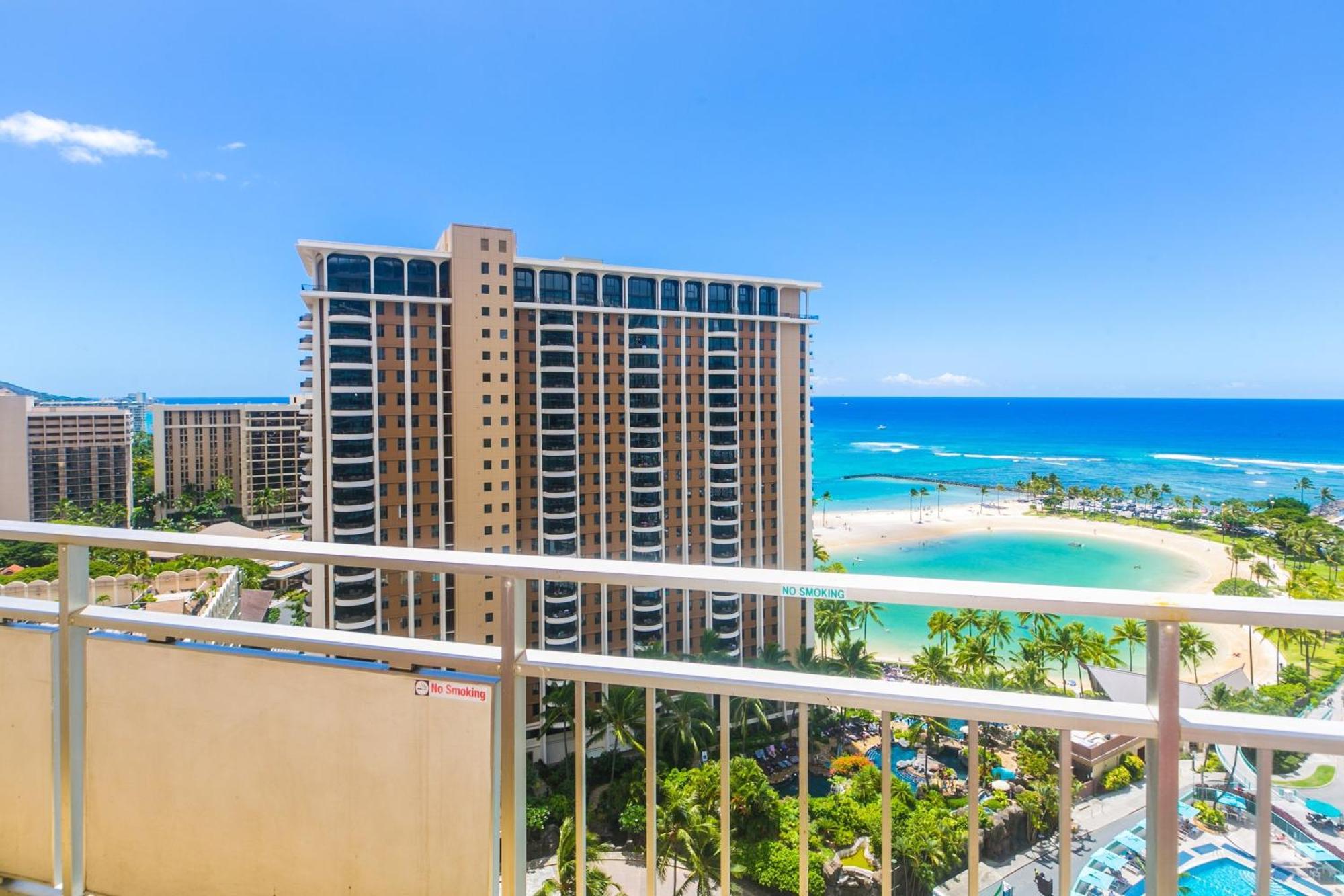 Ilikai Tower One Bedroom Lagoon View Waikiki Condos With Lanai & Free Wifi Honolulu Phòng bức ảnh